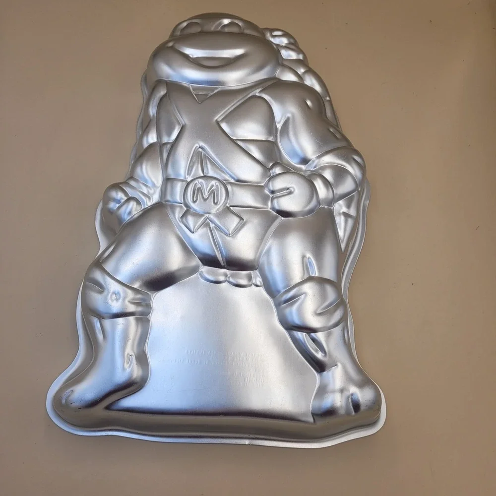 Vintage 1989 Wilton TMNT Michelangelo Cake Pan Teenage Mutant Ninja Turtle bake